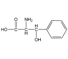 DL-β-苯基丝氨酸结构式