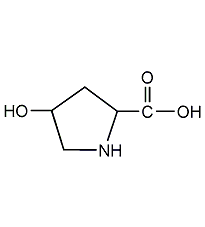 L-4-羟基脯氨酸结构式